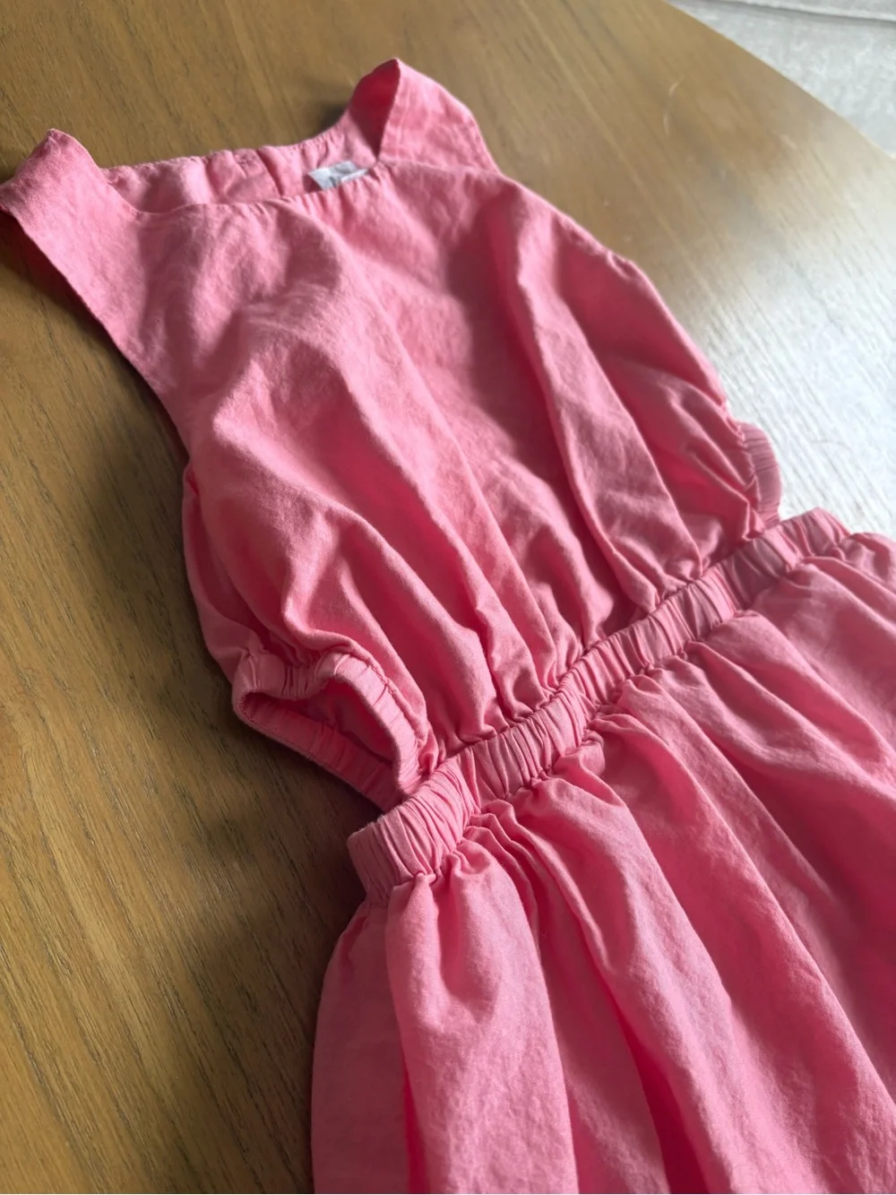 GAP Girl’s Pink Eyelet Cutout Sleeveless Dress